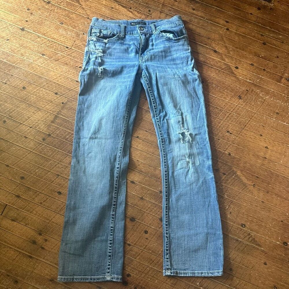 BKE distressed Aiden 30x30 medium wash jeans